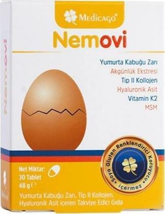 Medicago Nemovi Yumurta Kabuğu Zarı 30 Kapsül