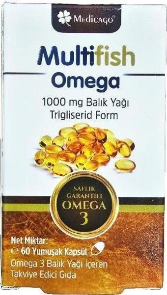 Medicago Omega-3 Balık Yağı 1000 Mg 60 Kapsül