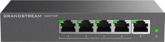 Grandstream GWN7700P 5 Port 4 Port POE Yönetilemez Gigabit Poe Switch