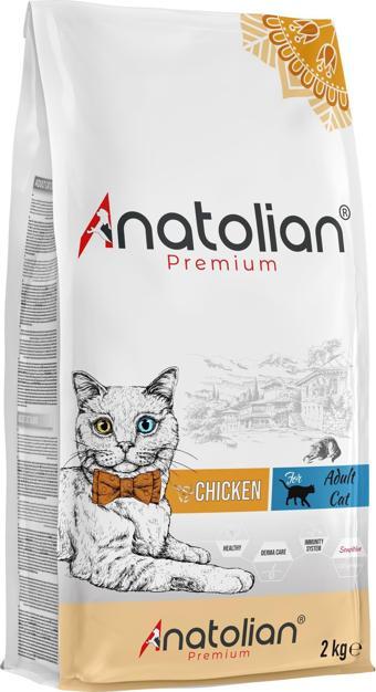 Anatolian Premium Adult Chicken Yetişkin Tavuklu Kedi Maması 2 Kg