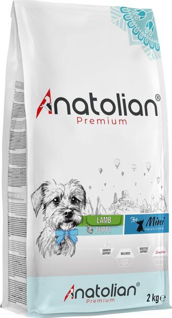 Anatolian Premium Mini Puppy Lamb Kuzulu Küçük Irk Yavru Köpek Maması 2 Kg