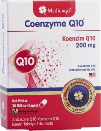 Medicago Koenzim Q10 200 Mg 30 Kapsül