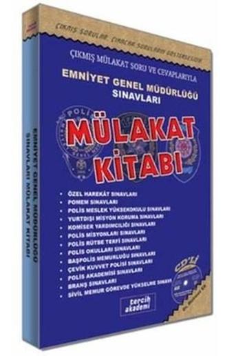 Emniyet Genel Müdürlüğü Sınavları Sonrası Mülakat Kitabı CD'li - Mehmet Er - Tercih Akademi