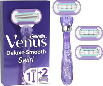 Gillette Venus Swirl Tıraş Makinesi + 3 Yedek Başlık