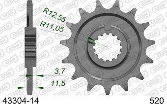 AFAM SHERCO 250 SC/SC-F/SE/SE-F ÖN DİŞLİ #520