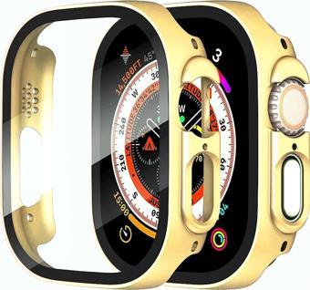 Microsonic Apple Watch Ultra 2 Kılıf Matte Premium WatchBand Gold