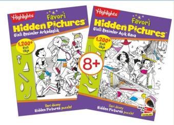 Highlights Favori Hidden Pictures 2'li Set Gizli Resimler - Kolektif  - Dikkat Atölyesi Yayınları