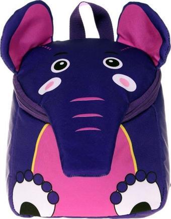 Kaukko Kids Love Purple Elephant Anaokul Çantası V6024