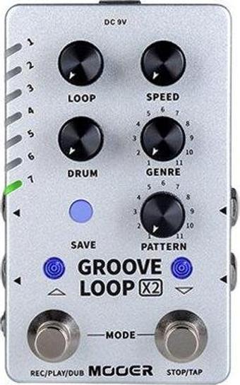 Mooer Groove Loop X2 Stereo Looper Pedalı (M721)