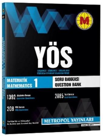 YÖS Matematik 1 Soru Bankası - Metropol Yayınları