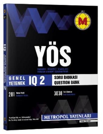 YÖS IQ Soru Bankası 2 - Metropol Yayınları