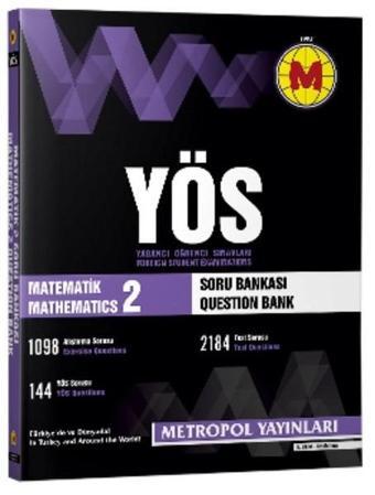 YÖS Matematik 2 Soru Bankası - Metropol Yayınları