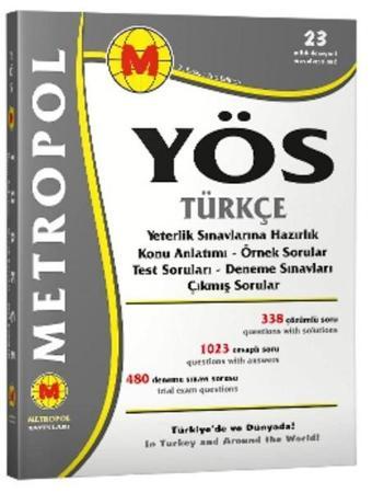YÖS Türkçe Konu Anlatımı - Metropol Yayınları