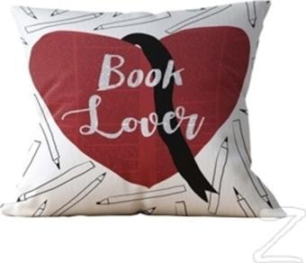 Bcoverart Kırlent Kılıfı Book Lover