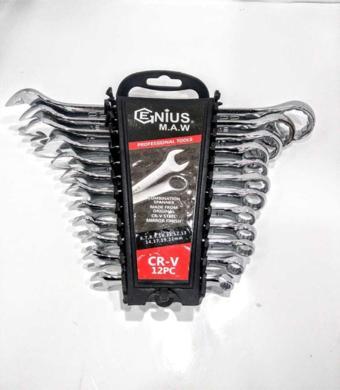 Ender Gk Tools 12 Parça Kombine Anahtar Takımı 12 Li Düz - Yıldız 6 X 22 Mm Faturalı 