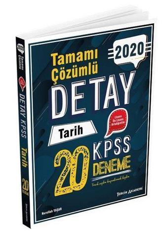 Tercih Akademi 2020 KPSS Tarih 20 Deneme - Nurullah Yaşar - Tercih Akademi