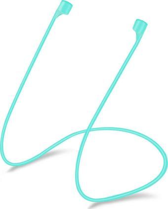 Microsonic Apple AirPods 1. Nesil / 2. Nesil Manyetik Mıknatıslı Kulaklık İpi Turkuaz