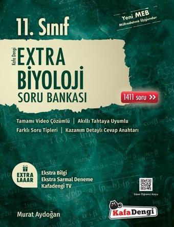 11.Sınıf Extra Biyoloji Soru Bankası - Kolektif  - Kafa Dengi