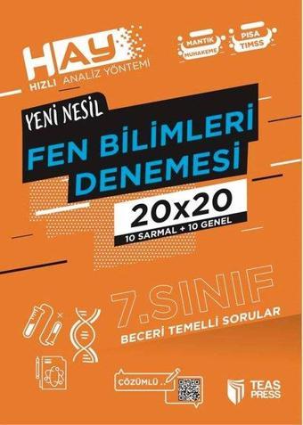 HAY 7.Sınıf Fen Bilimleri Branş Deneme - Nurhan Süzen - Teas Press Eğitim