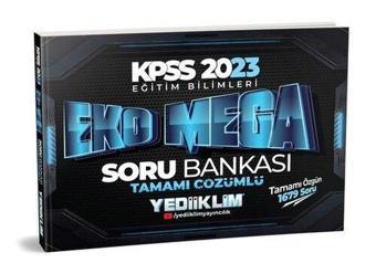 2023 KPSS Eğitim Bilimleri Eko Mega Tamamı Çözümlü Soru Bankası - Kolektif  - Yediiklim Yayınları