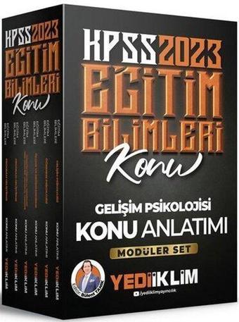 2023 KPSS Eğitim Bilimleri Konu Anlatımlı Modüler Set - Kolektif  - Yediiklim Yayınları