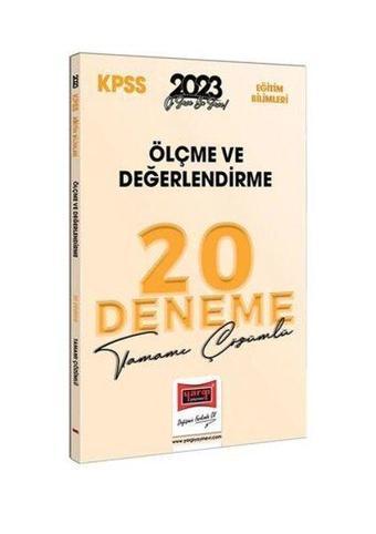 2023 KPSS Eğitim Bilimleri Ölçme ve Değerlendirme Tamamı Çözümlü 20 Deneme - Yargı Yayınları