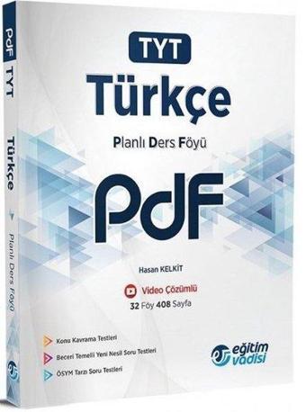 TYT Türkçe PDF Planlı Ders Föyü - Eğitim Vadisi