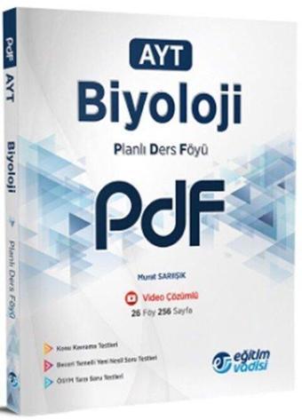 AYT Biyoloji PDF Planlı Ders Föyü - Eğitim Vadisi