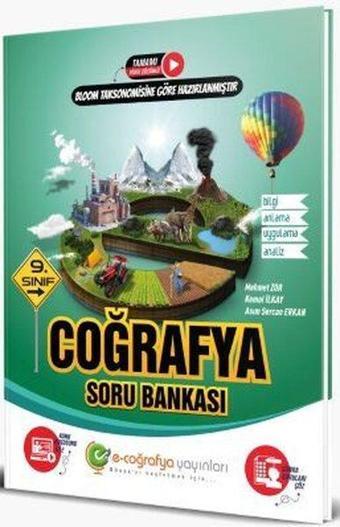 9. Sınıf Coğrafya Soru Bankası - Kolektif  - E-Coğrafya Yayınları