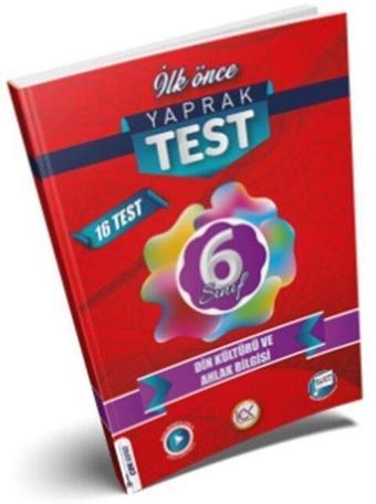 6. Sınıf  Din Kültürü ve Ahlak Bilgisi Yaprak Test - Kolektif  - İlk Önce Yayınları