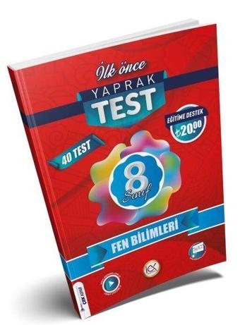 8. Sınıf Fen Bilimleri Yaprak Test - Kolektif  - İlk Önce Yayınları