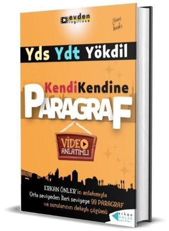 YDS YDT Yökdil Kendi Kendine Paragraf - Video Anlatımlı - Erkan Önler - Erkan Önler Yayınları