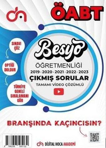 2024 ÖABT Besyo Son Beş Yıl Çıkmış Sorular Tamamı Video Çözümlü - Kolektif  - Dijital Hoca