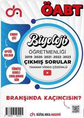 2024 ÖABT Biyoloji Öğretmenliği Son Beş Yıl Çıkmış Sorular Tamamı Video Çözümlü - Kolektif  - Dijital Hoca