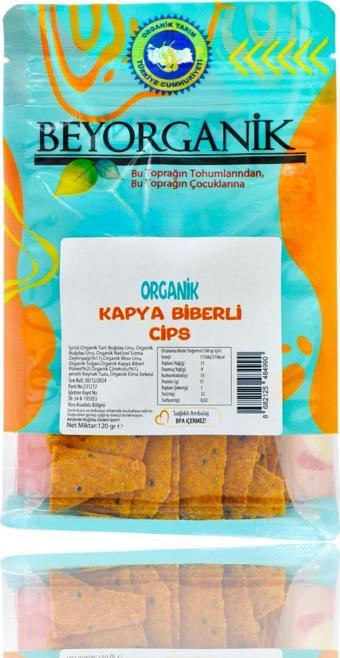 Beyorganik Organik Kapya Biberli Cips 120gr