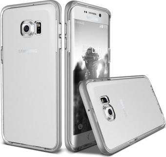 Verus Galaxy S6 Edge Plus ile Uyumlu Crystal Bumper Kılıf Light Silver