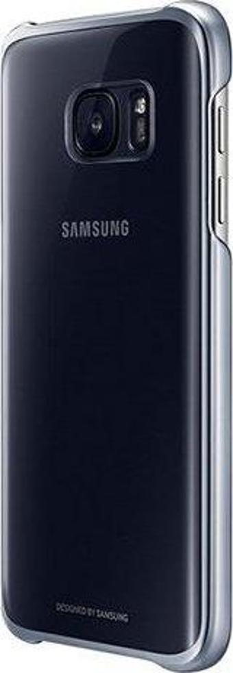 Galaxy S7 ile Uyumlu Clear Back Cover Kılıf Siyah EF-QG930CBEGWW