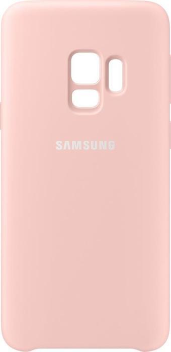 Galaxy S9 ile Uyumlu Kılıf Silicone Cover Pembe EF-PG960TPEGWW