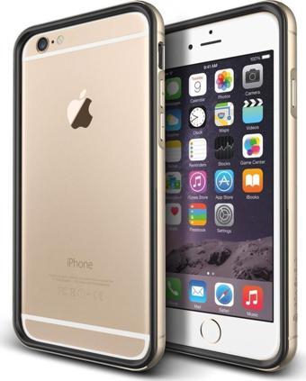 Verus iPhone 6/6S 4.7ile Uyumlu Iron Bumper Kılıf Gold