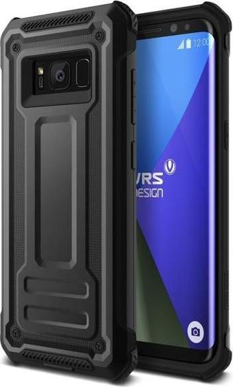 Verus Galaxy S8 ile Uyumlu Terra Guard Kılıf Dark Silver