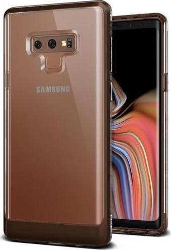 VRS Design Galaxy Note 9 ile Uyumlu Crystal Bumper Kılıf Brown