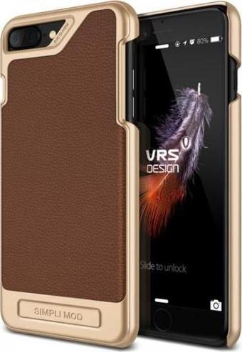 VRS Design iPhone 8 Plus / 7 Plus ile Uyumlu Simpli Mod Kılıf Brown