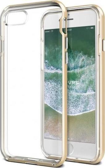 VRS Design iPhone 8/7 ile Uyumlu New Crystal Bumper Kılıf Gold