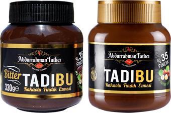 Tadıbu BİTTER Kakaolu Fındık Ezmesi 330 GR + Tadıbu Kakaolu Fındık Ezmesi 330 GR