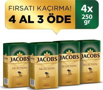 Jacobs Selection Filtre Kahve 250 gr 4 Al 3 Öde