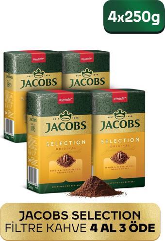 Jacobs Selection Filtre Kahve 250 gr 4 Al 3 Öde