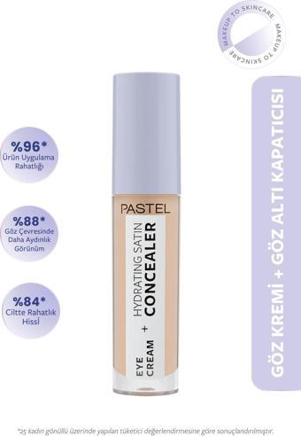 Show By Pastel Eye Cream + Hydrating Satin Concealer - Göz kremi + Göz Altı Kapatıcısı 62 Ivory