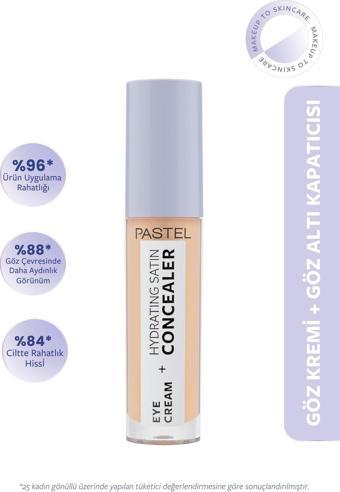 Show By Pastel Eye Cream + Hydrating Satin Concealer - Göz kremi + Göz Altı Kapatıcısı 65 Honeybun