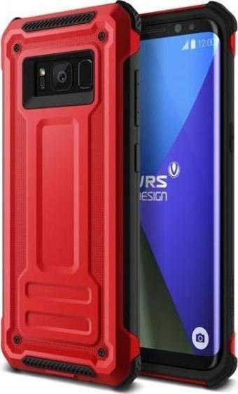 VRS Galaxy S8 Plus ile Uyumlu Terra Guard Kılıf Crimson Red