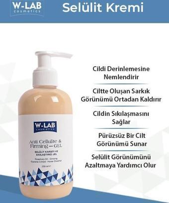 W LAB Selülit Karşıtı Ve Sıkılaştırıcı Jel 250 ML